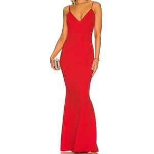 Katie May Bambina Gown in Cherry From REVOVLE